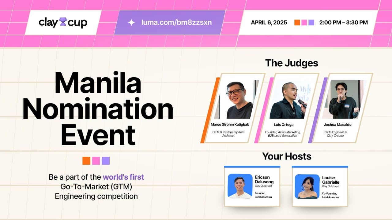 Clay Cup Manila 2026