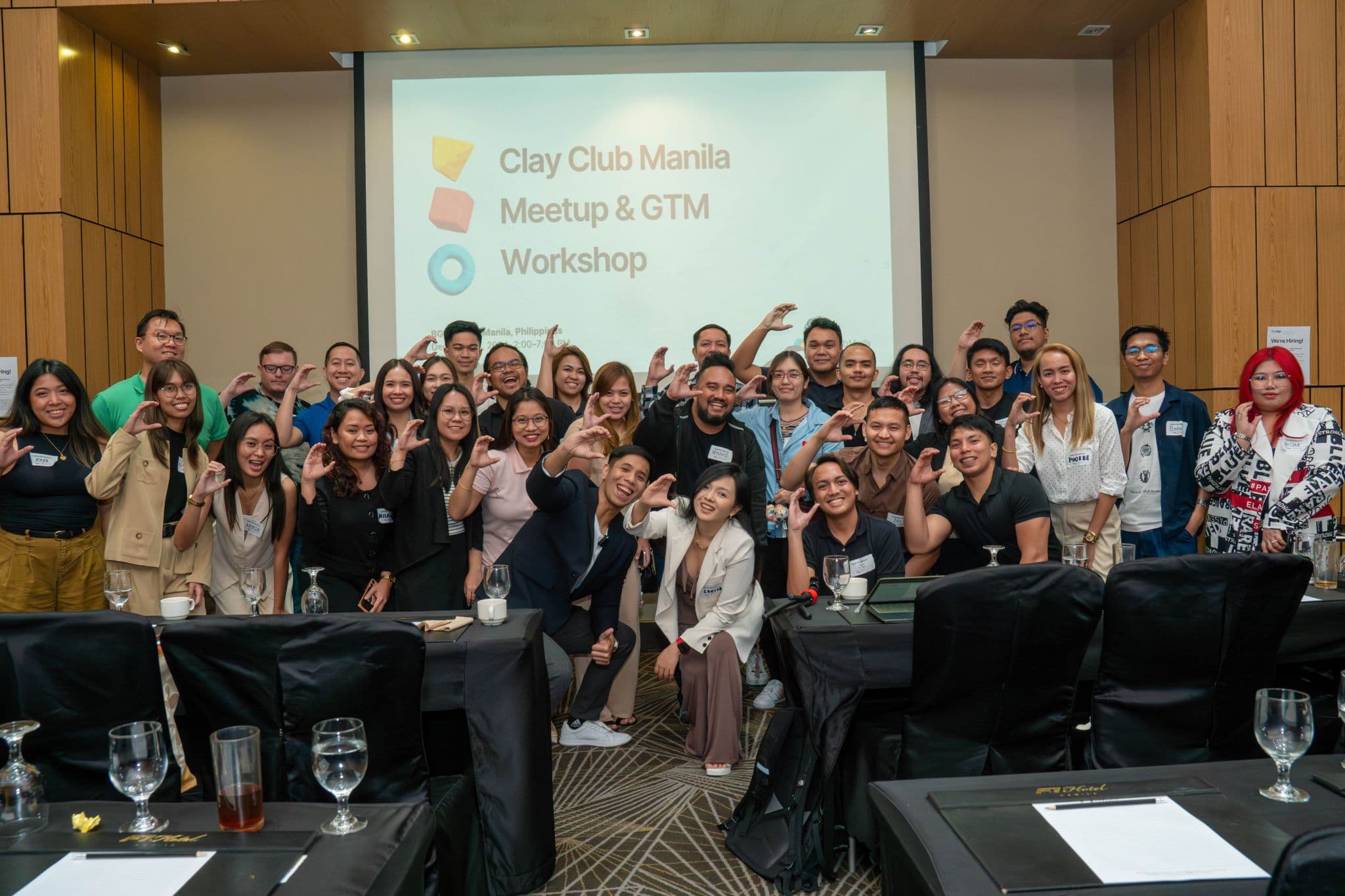 Clay Club Manila first meetup and GTM workshop — December 2024 group photo