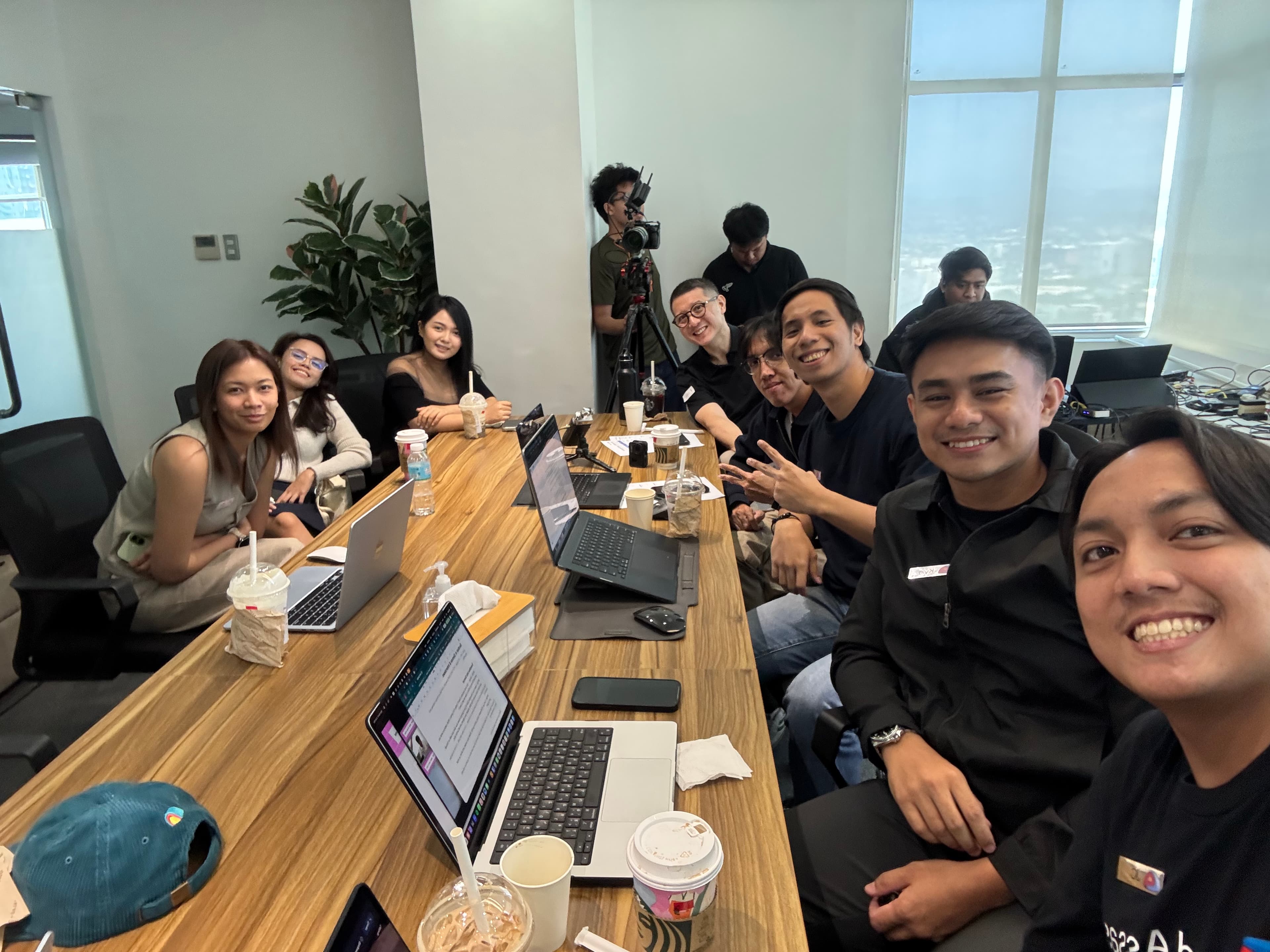 Clay Cup Manila 2026 team and participants gathered at a table at LOFT Spaces Eastwood Quezon City